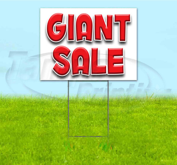 Giant Sale Yard Sign