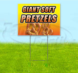 Giant Soft Pretzels Yard Sign