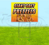 Giant Soft Pretzels Yard Sign