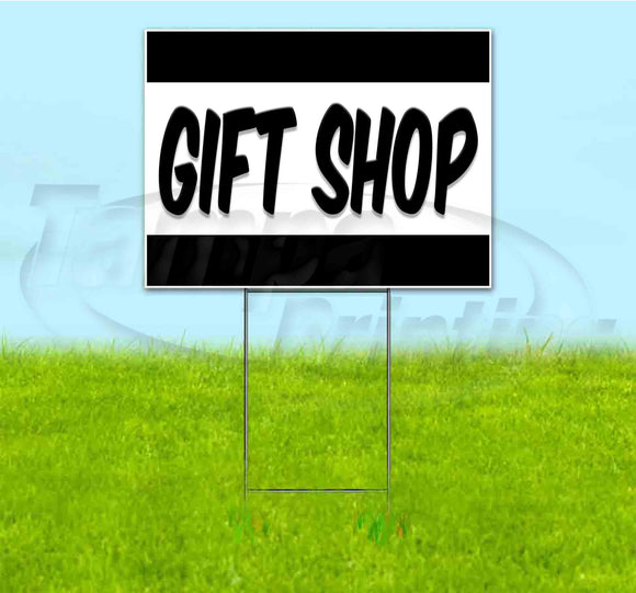 Gift Shop Yard Sign