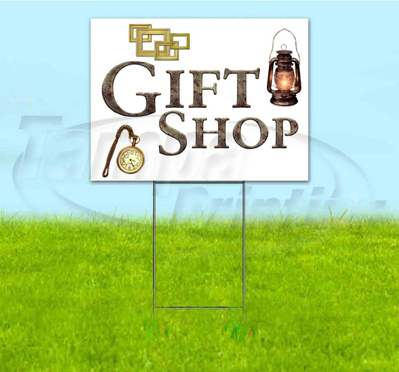 Gift Shop Yard Sign