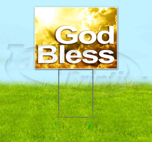 God Bless Yard Sign