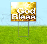 God Bless Yard Sign
