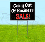 Going Out Of Business Sale Yard Sign