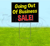 Going Out Of Business Sale Yard Sign