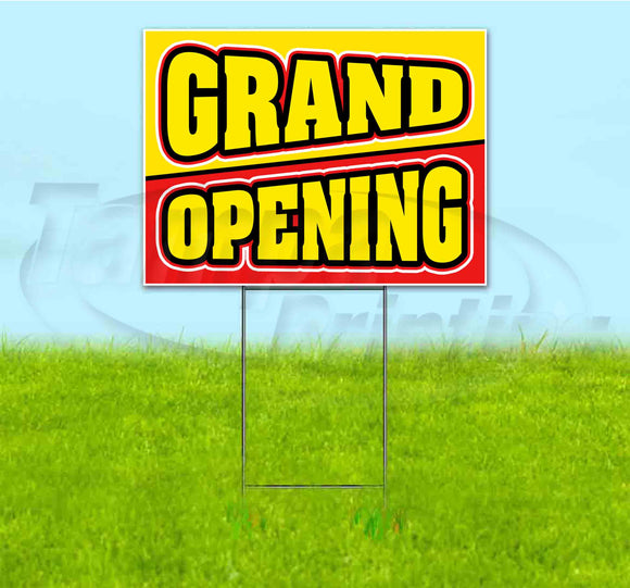 Grand Opening Yard Sign
