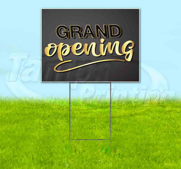Grand Opening Yard Sign