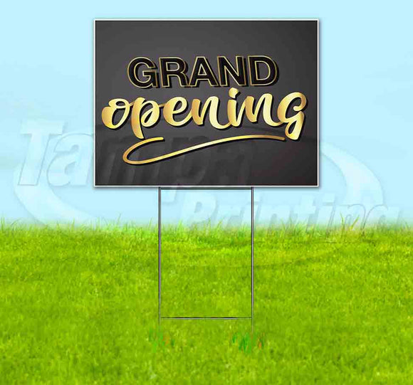 Grand Opening Yard Sign