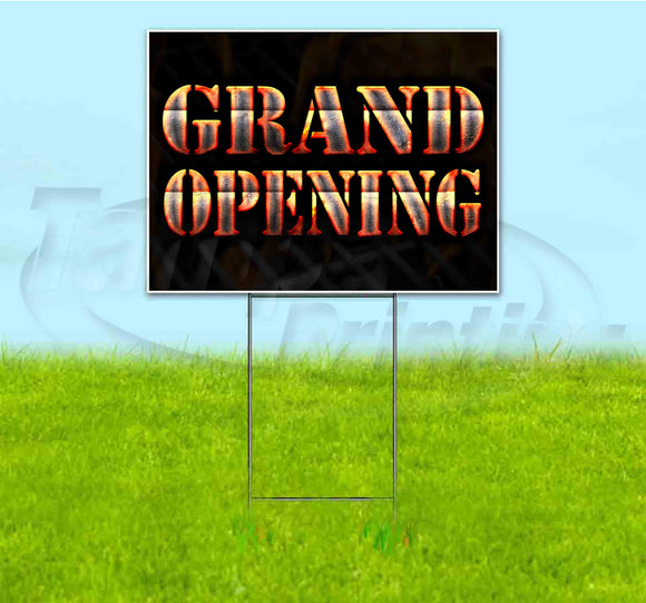 Grand Opening Yard Sign