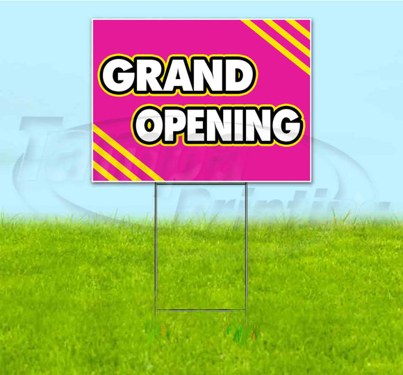 Grand Opening Yard Sign
