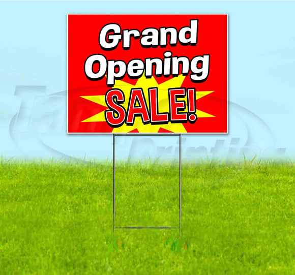Grand Opening Sale Yard Sign