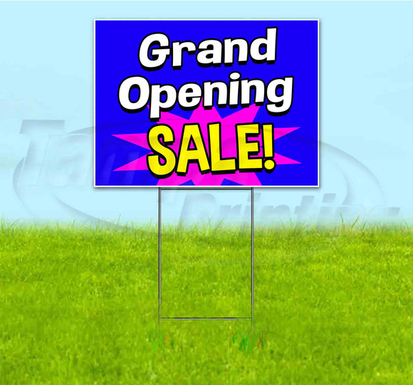 Grand Opening Sale Yard Sign