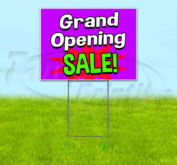 Grand Opening Sale Yard Sign