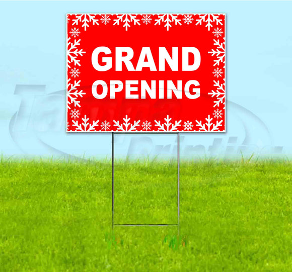 Grand Opening Yard Sign