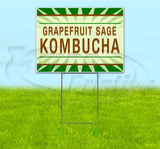 Grapefruit Sage Kombucha Yard Sign