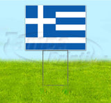 Greece Flag Yard Sign