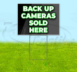 Back Up Cameras Sold Here Yard Sign