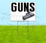 Guns Yard Sign