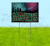 Halloween Costumes Yard Sign