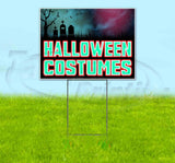 Halloween Costumes Yard Sign