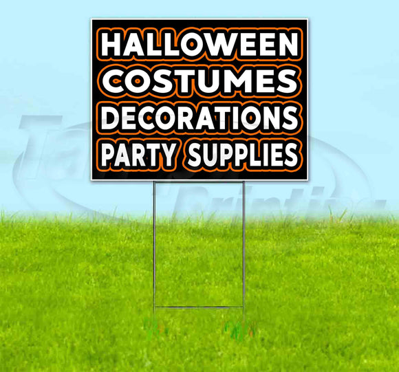 Halloween Store Yard Sign