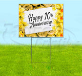 Happy 10th Anniversary Yard Sign