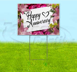 Happy Anniversary Yard Sign