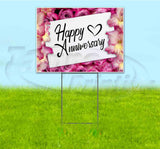 Happy Anniversary Yard Sign