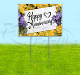 Happy Anniversary Yard Sign