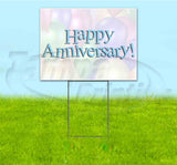 Happy Anniversary Yard Sign