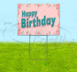Happy Birthday Yard Sign