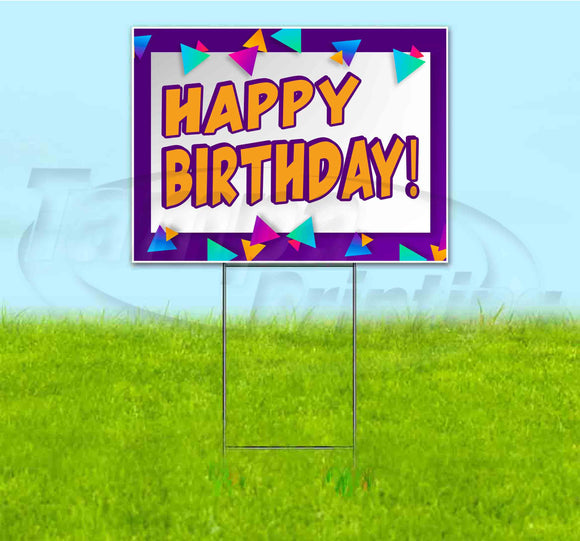 Happy Birthday Yard Sign