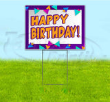 Happy Birthday Yard Sign