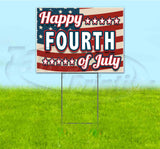 Happy Fourth Of July Yard Sign