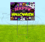 Happy Halloween Yard Sign