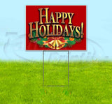 Happy Holidays v5 Yard Sign