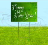 Happy New Year Yard Sign