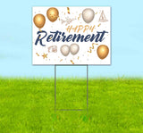 Happy Retirement Yard Sign