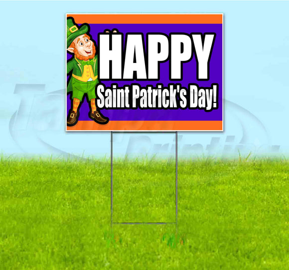Happy Saint Patricks Day Yard Sign