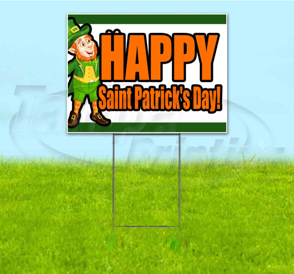 Happy Saint Patricks Day Yard Sign