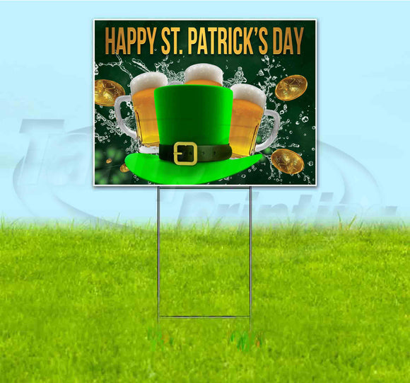 Happy St Patricks Day v2 Yard Sign