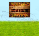 Happy Thanksgiving Yard Sign