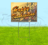 Happy Thanksgiving Yard Sign