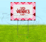 Happy Valentines Day Yard Sign