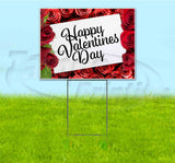 Happy Valentines Day Yard Sign