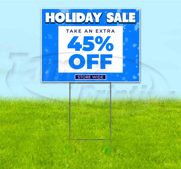 Holiday Sale 45% Off Yard Sign