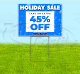 Holiday Sale 45% Off Yard Sign