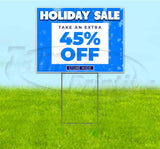 Holiday Sale 45% Off Yard Sign