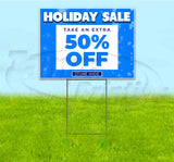 Holiday Sale 50% Off Yard Sign