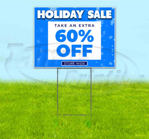 Holiday Sale 60% Off Yard Sign
